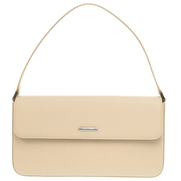 BURBERRY Beige Leather Bag - Picture 1 of 11